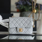 ChanelMini Flap Bag With ChanelBall On Strap Grey For Women, Women’s Handbags, Shoulder And Crossbody Bags 6.7in/17cm AS1786