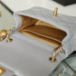 ChanelMini Flap Bag With ChanelBall On Strap Grey For Women, Women’s Handbags, Shoulder And Crossbody Bags 6.7in/17cm AS1786