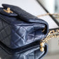 ChanelMini Flap Bag With ChanelBall On Strap Navy Blue For Women, Women’s Handbags, Shoulder And Crossbody Bags 6.7in/17cm AS1786