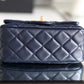 ChanelMini Flap Bag With ChanelBall On Strap Navy Blue For Women, Women’s Handbags, Shoulder And Crossbody Bags 6.7in/17cm AS1786
