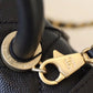 Chanel Coco With Top Handle Bag Gold Toned Hardware Black For Women 9.4in/24cm