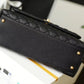 ChanelHandbag With Top Handle Black For Women 11in/28cm
