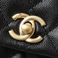 ChanelMedium Flap Bag With Top Handle Black For Women, Women’s Handbags, Shoulder And Crossbody Bags 9in/23cm A92990