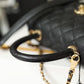 ChanelMedium Flap Bag With Top Handle Black For Women, Women’s Handbags, Shoulder And Crossbody Bags 9in/23cm A92990
