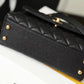 ChanelMedium Flap Bag With Top Handle Black For Women, Women’s Handbags, Shoulder And Crossbody Bags 9in/23cm A92990