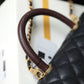 ChanelMedium Flap Bag With Top Handle Black For Women, Women’s Handbags, Shoulder And Crossbody Bags 9in/23cm A92990