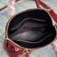 Balen Ville Mini Handbag In Dark Red, For Women,  Bags 4.7in/12cm