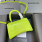 Balen Hourglass XS Handbag In Light Green, For Women,  Bags 7.4in/19cm