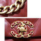 CHL 19 Handbag 26cm Burgundy For Women AS1160