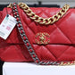 CHL 19 Handbag 26cm Red For Women AS1160