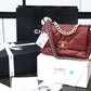 CHL 19 Handbag 26cm Bordeaux For Women AS1160