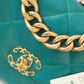 CHL 19 Handbag 26cm Teal For Women AS1160