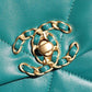 CHL 19 Handbag 26cm Teal For Women AS1160