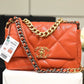 CHL 19 Handbag 26cm Orange For Women AS1160