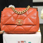 CHL 19 Handbag 26cm Orange For Women AS1160