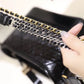 Chanel Gabrielle Hobo Bag 20cm Aged Calfskin Leather Spring/Summer Act 1 Collection,  Black