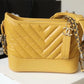 CHL Chevron Gabrielle Hobo Bag 20cm Aged Calfskin Leather Spring/Summer Act 1 Collection, Yellow