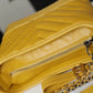 CHL Chevron Gabrielle Hobo Bag 20cm Aged Calfskin Leather Spring/Summer Act 1 Collection, Yellow