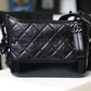 Chanel Gabrielle Hobo Bag 20cm Aged Calfskin Leather Spring/Summer Act 1 Collection, So Black