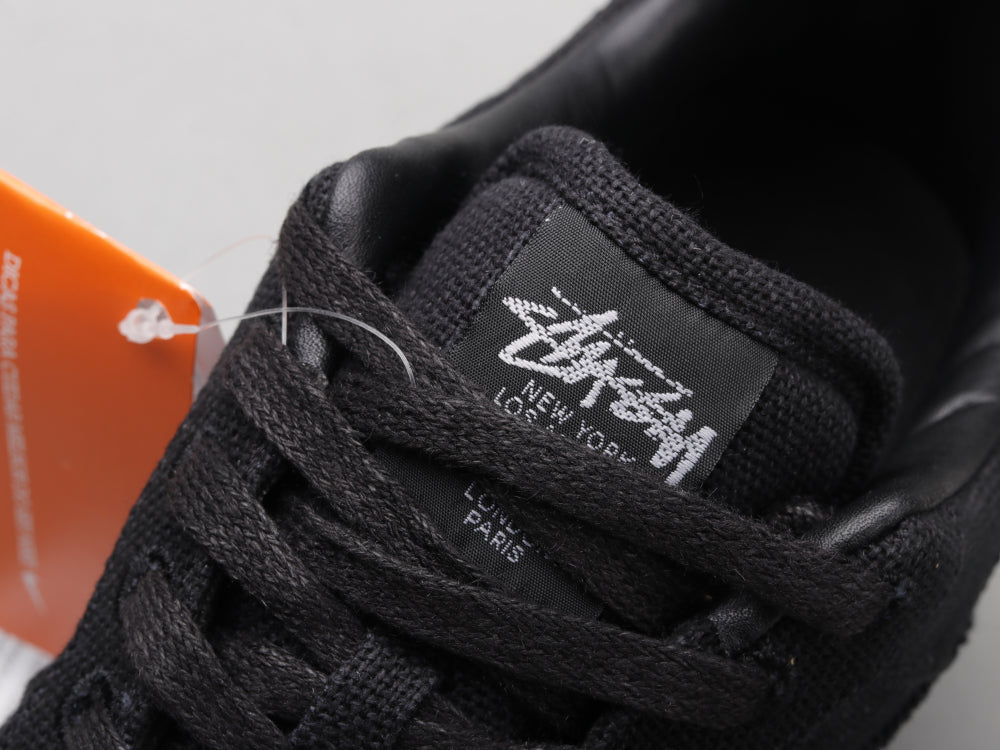 BL - Stussy x AF1 Pure Black