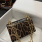 DG Nappa DG Girls Shoulder Bag Leo Print For Women 8.3in/21cm DG