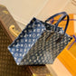 LV Onthego MM Tote Bag Navy Blue For Women 12.2in/31cm LV M59608