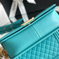 ChanelMedium Classic Flap Bag 25cm Dark Blue For Women A67086