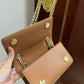 DG Polished 3.5 Phone Bag Brown For Women 7.3in/19cm DG