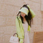 Chanel Coco Handle Quilted Lizard Handle Bag 24cm Caviar Leather Gold Hardware Spring/Summer Act 1 Collection, White