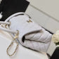 Chanel Coco With Top Handle Bag Gold Toned Hardware White For Women 9.4in/24cm