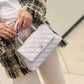 Chanel Coco With Top Handle Bag Gold Toned Hardware White For Women 9.4in/24cm
