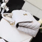 Chanel Coco With Top Handle Bag Gold Toned Hardware White For Women 11.4in/29cm