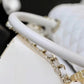 Chanel Coco With Top Handle Bag Gold Toned Hardware White For Women 11.4in/29cm
