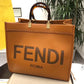 FI Sunshine Large Tote Bag Brown For Women, Women’s Handbags, Shoulder And Crossbody Bags 15.7in/40cm FF 8BH372ABVLF0PWZ
