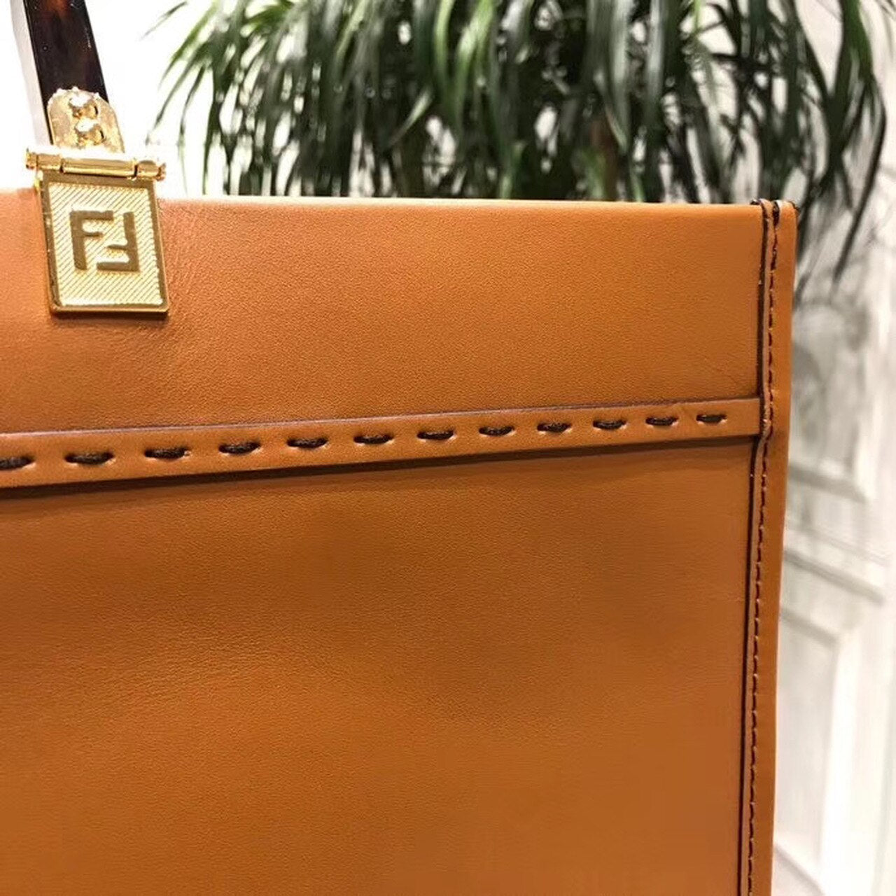 FI Sunshine Large Tote Bag Brown For Women, Women’s Handbags, Shoulder And Crossbody Bags 15.7in/40cm FF 8BH372ABVLF0PWZ