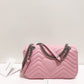 gg Marmont Small Matelassé Shoulder Bag Dusty Pink Matelassé Chevron For Women 10in/26cm gg ‎443497 DTDIT 5729