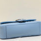 gg Marmont Small Matelassé Shoulder Bag Sky Blue Matelassé Chevron For Women 10in/26cm gg