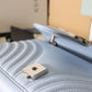 gg Marmont Small Matelassé Shoulder Bag Blue Sky For Women 10in/26cm gg 443497