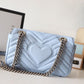 gg Marmont Matelassé Mini Bag Sky Blue For Women 8.5in/22cm gg