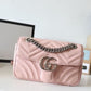 gg Marmont Matelassé Mini Bag Dusty Pink Matelassé Chevron For Women 8.5in/22cm gg