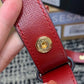 gg Horsebit 1955 Shoulder Bag Red Textured With A Vintage Effect For Women 9.8in/25cm gg ‎602204 1DB0G 6638