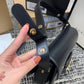 gg Horsebit 1955 Shoulder Bag Black Textured With A Vintage Effect For Women 9.8in/25cm gg ‎602204 1DB0G 1000