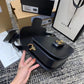 gg Horsebit 1955 Shoulder Bag Black Textured With A Vintage Effect For Women 9.8in/25cm gg ‎602204 1DB0G 1000