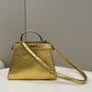 FI Peekaboo Medium Gold Bag For Woman 33cm/13in