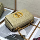 DI Small Caro Bag Beige For Women 8in/20cm CD M9241UWHC_M39U