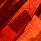 DI Small Lady Bag with Chain Gold Toned Hardware Burgundy For Women 20cm/8in CD M0538OWCB_M323
