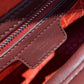 DI Large Lady Bag Silver Hardware Burgundy Cannage For Women 12.5in/32cm CD