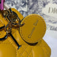 DI Mini Lady Bag with Chain Silver Hardware Spring/Summer Collection, Yellow, For Women Women’s Handbags, 18cm CD