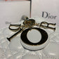 DI Small Lady Bag Gold Toned Hardware White For Women 8in/20cm CD
