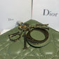 DI Small Lady Bag Gold Toned Hardware Olive Green For Women 8in/20cm CD